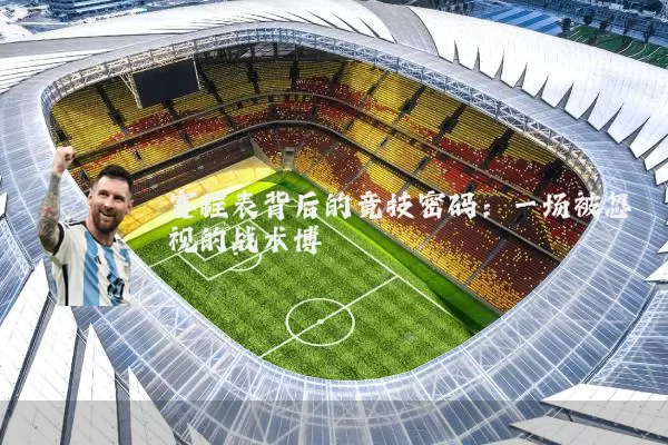 赛程表背后的竞技密码:一场被忽视的战术博弈
